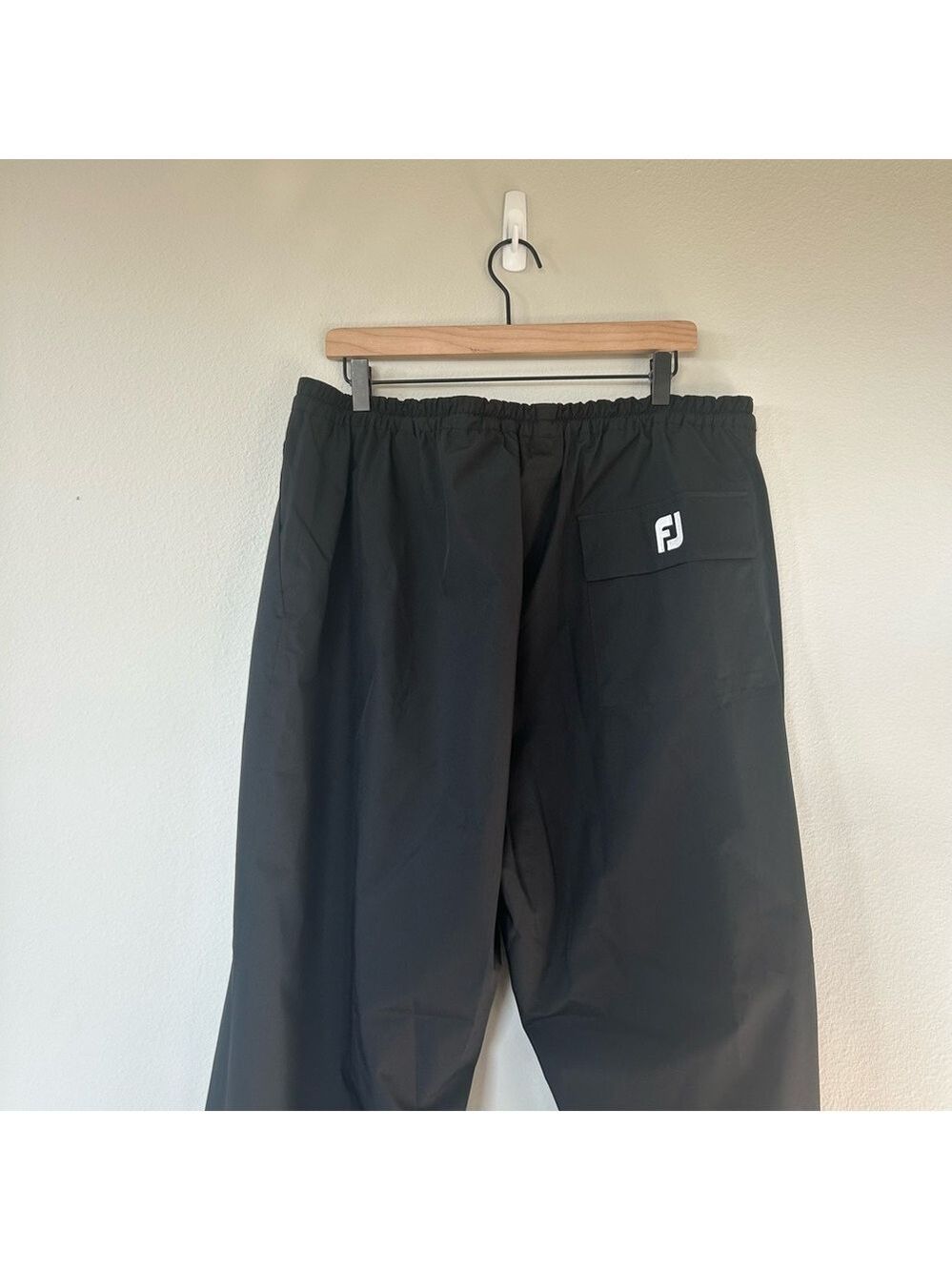 FootJoy DryJoys HydroLite Rain Pants Men’s XXL Black Waterproof NEW - Picture 5 of 7
